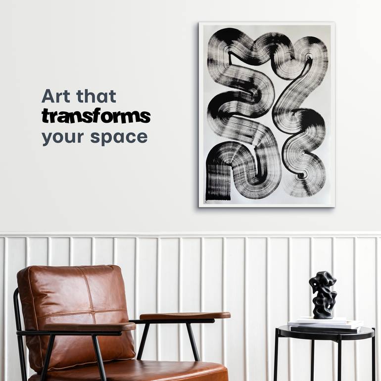 Original Abstract Drawing by Maksym Skvortsov