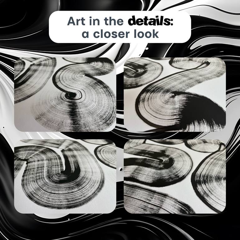 Original Abstract Drawing by Maksym Skvortsov