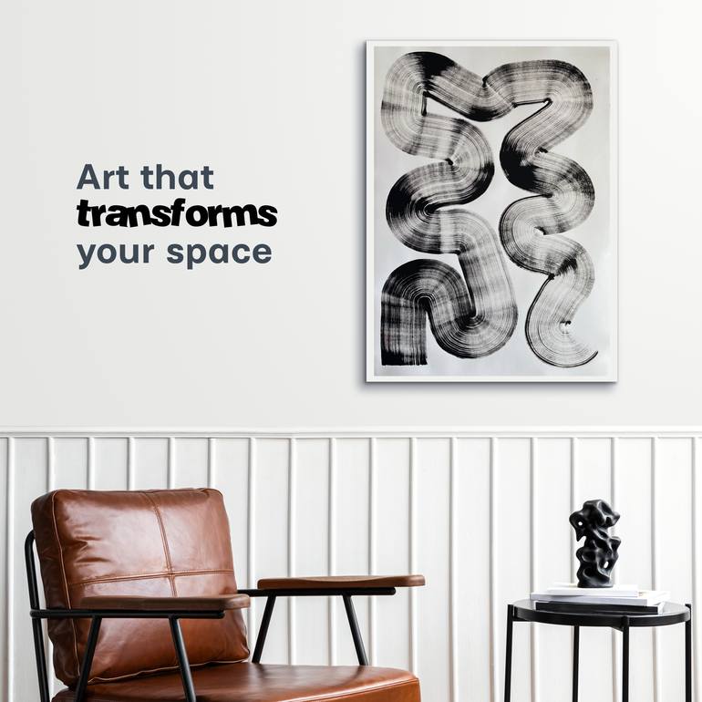 Original Abstract Drawing by Maksym Skvortsov