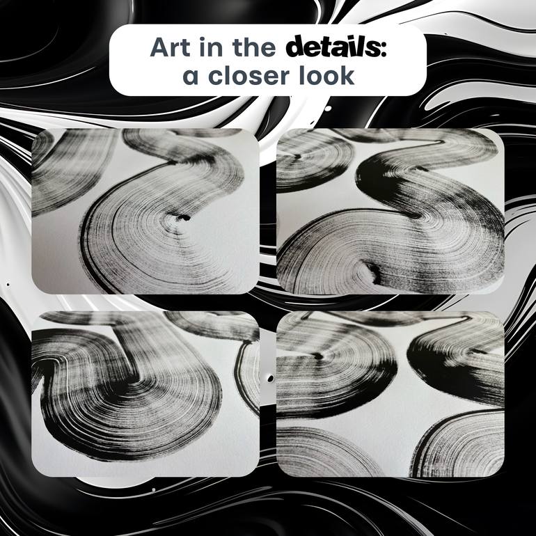 Original Abstract Drawing by Maksym Skvortsov