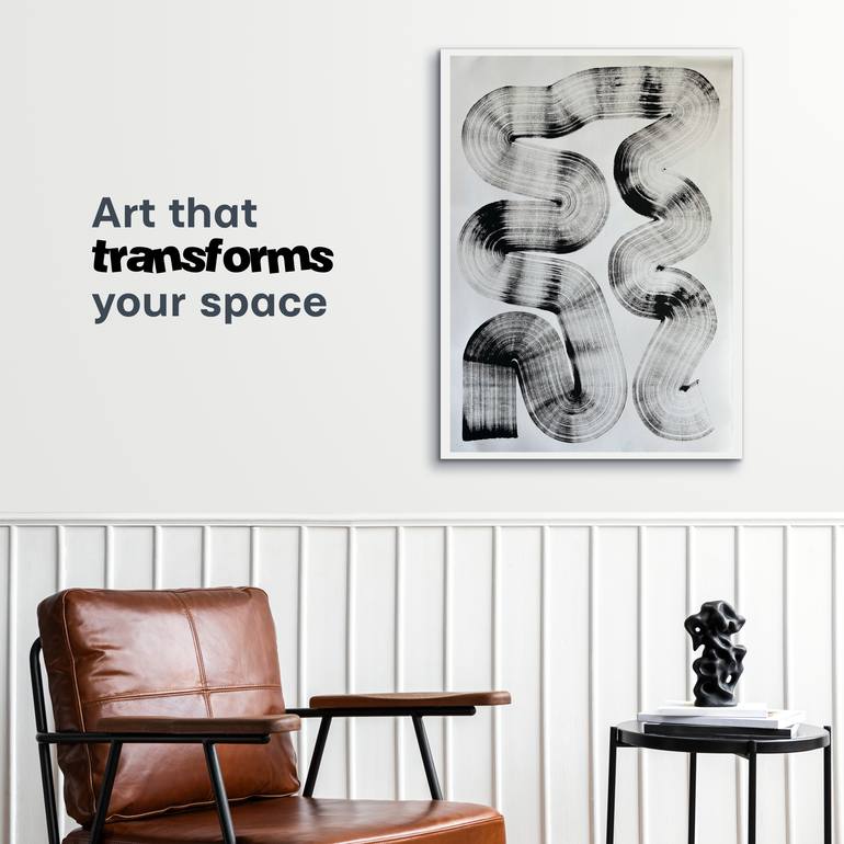 Original Abstract Drawing by Maksym Skvortsov