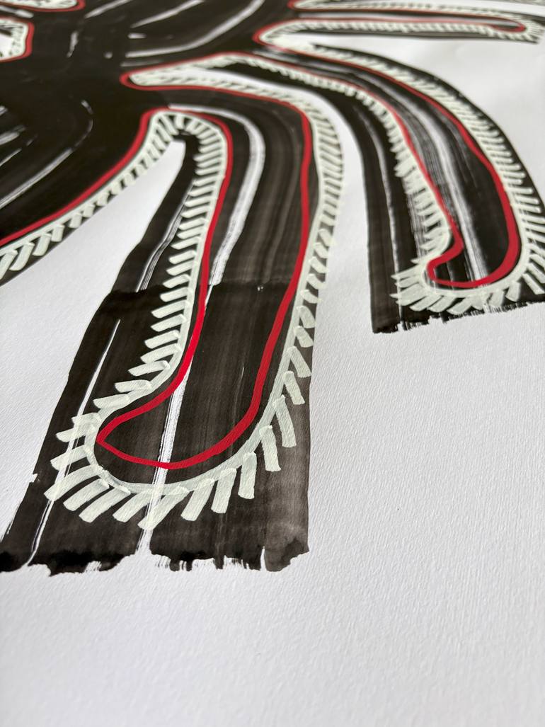 Original Abstract Drawing by Maksym Skvortsov