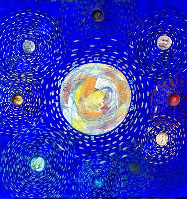 Original Contemporary Outer Space Paintings by Debra Weier