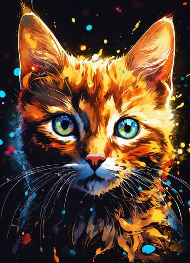 Original Cats Digital by Moeez Ahmad