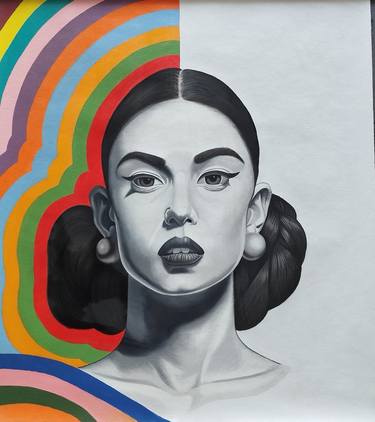 Original Women Paintings by Esteban Muriel zapata