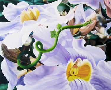 Original Realism Floral Paintings by James Knowles