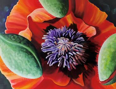 Original Realism Floral Paintings by James Knowles