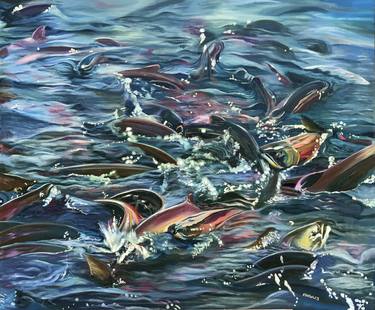Print of Fish Paintings by James Knowles