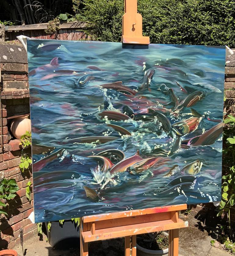 Original Realism Fish Painting by James Knowles