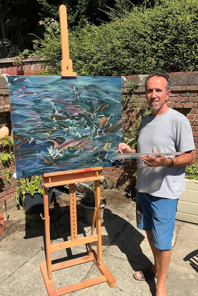 Original Realism Fish Painting by James Knowles