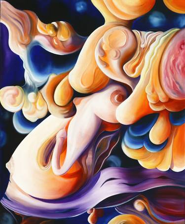 Original Surrealism Abstract Paintings by James Knowles