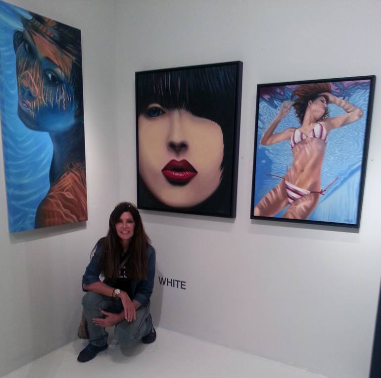 Original Impressionism Nude Painting by Robin White