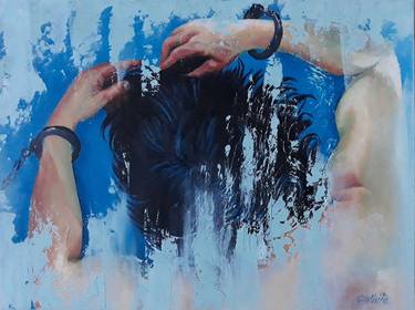 Original Figurative Erotic Paintings by Robin White