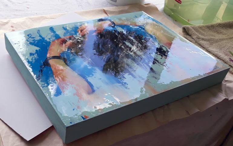 Original Figurative Erotic Painting by Robin White
