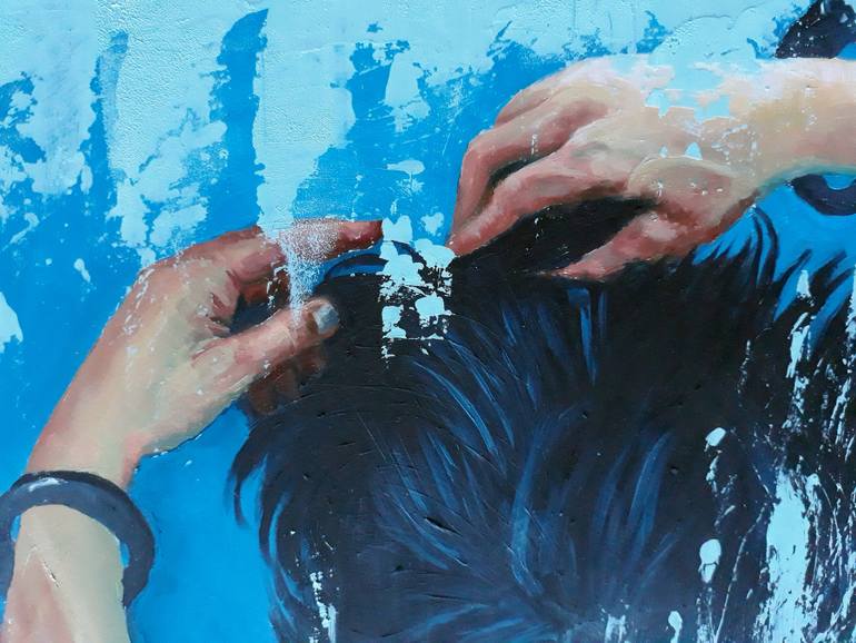 Original Figurative Erotic Painting by Robin White