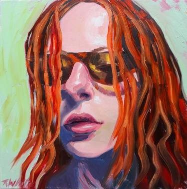 Original Pop Art Portrait Paintings by Robin White