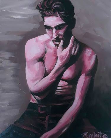 Original Figurative Men Paintings by Robin White