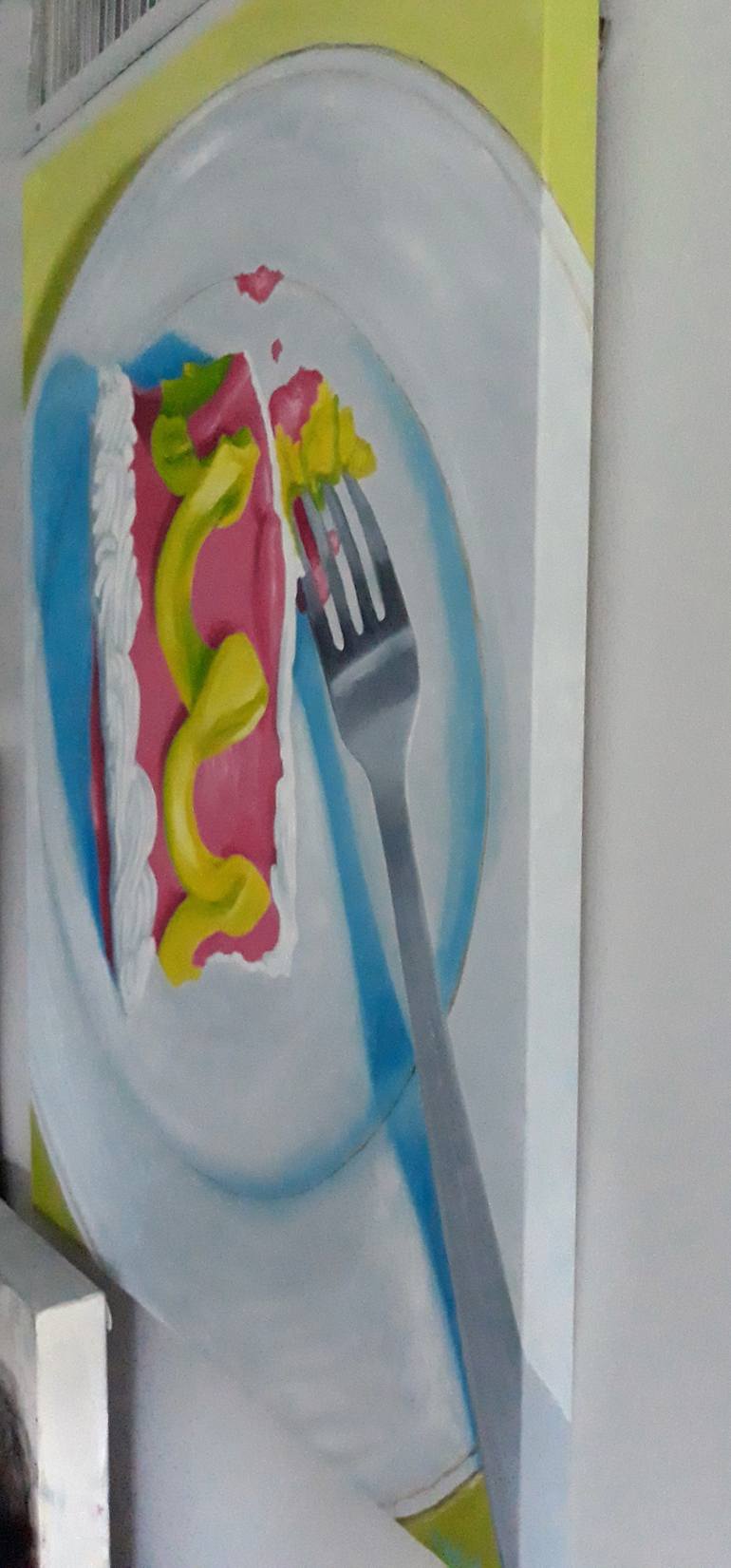 Original Pop Art Food Painting by Robin White