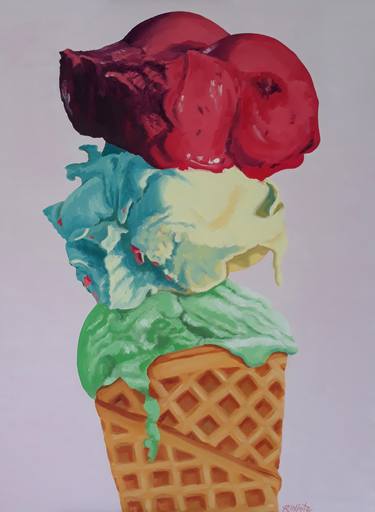 Original Fine Art Food Paintings by Robin White