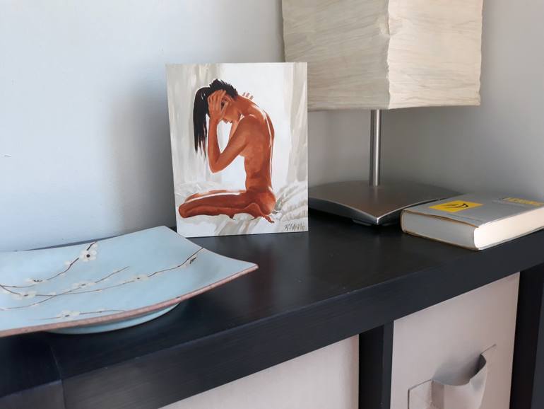 Original Figurative Women Painting by Robin White
