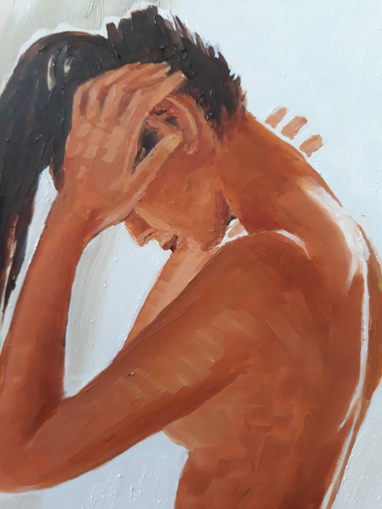 Original Figurative Women Painting by Robin White