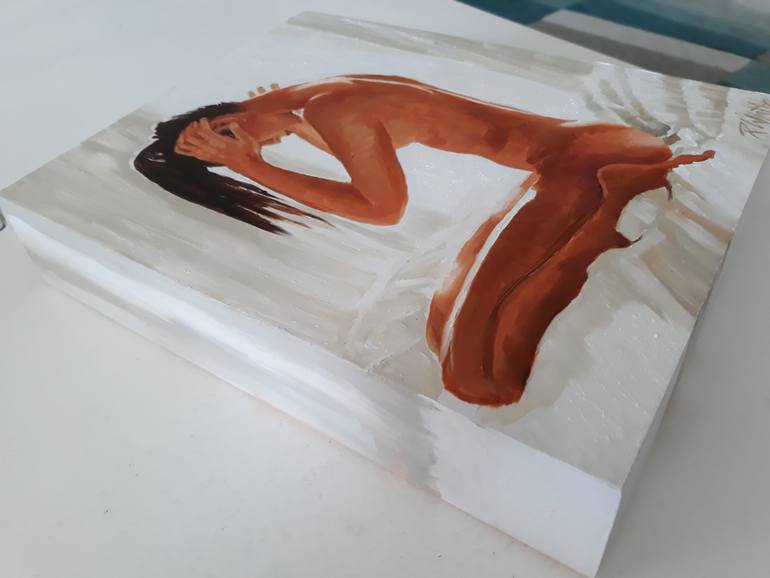 Original Figurative Women Painting by Robin White