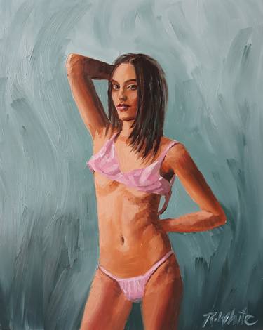 Original Figurative Women Paintings by Robin White