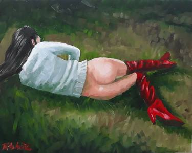 Original Figurative Women Paintings by Robin White