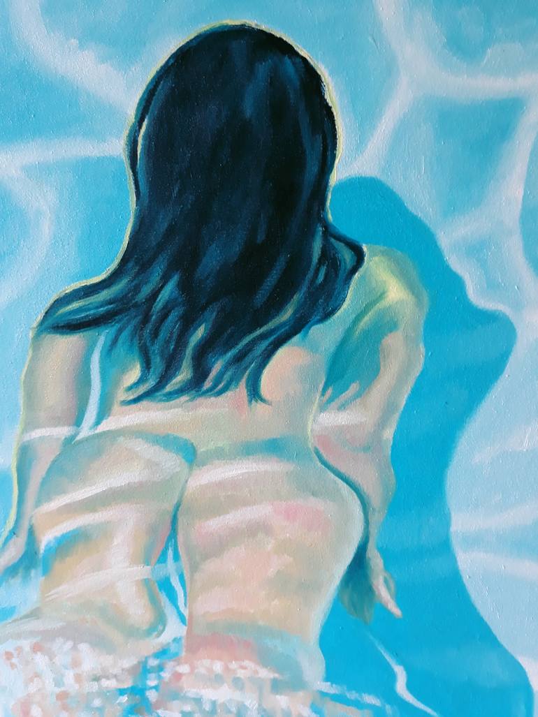 Original Expressionism Water Painting by Robin White