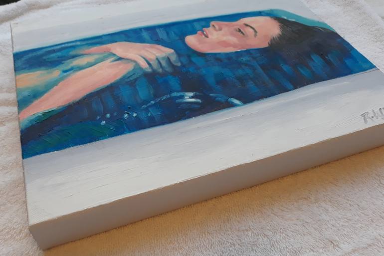 Original Figurative Women Painting by Robin White