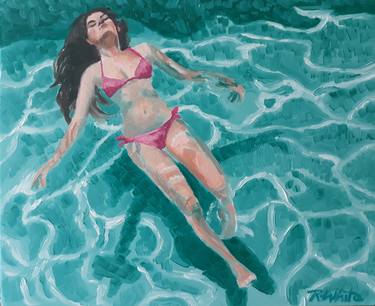 Print of Figurative Water Paintings by Robin White