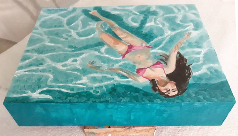 Original Figurative Water Painting by Robin White