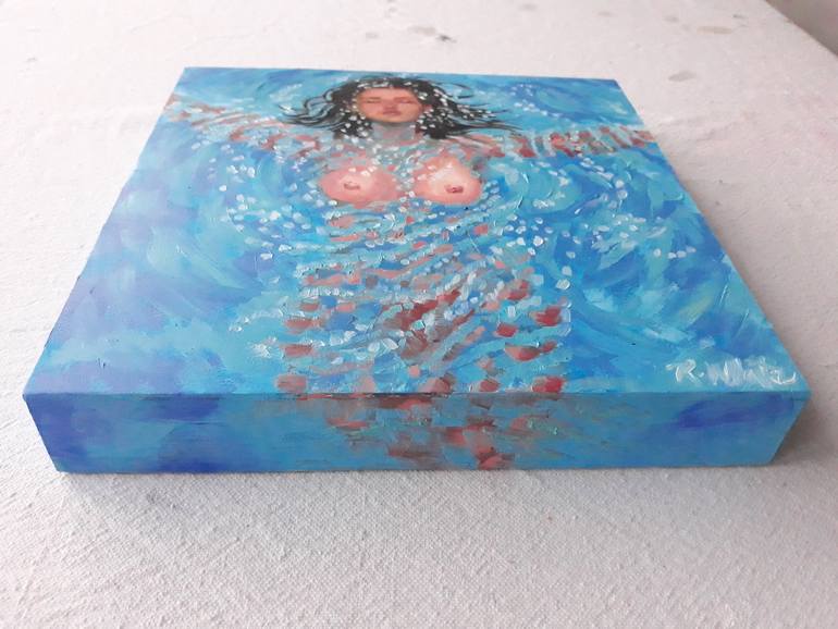 Original Figurative Women Painting by Robin White