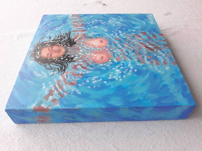 Original Figurative Women Painting by Robin White