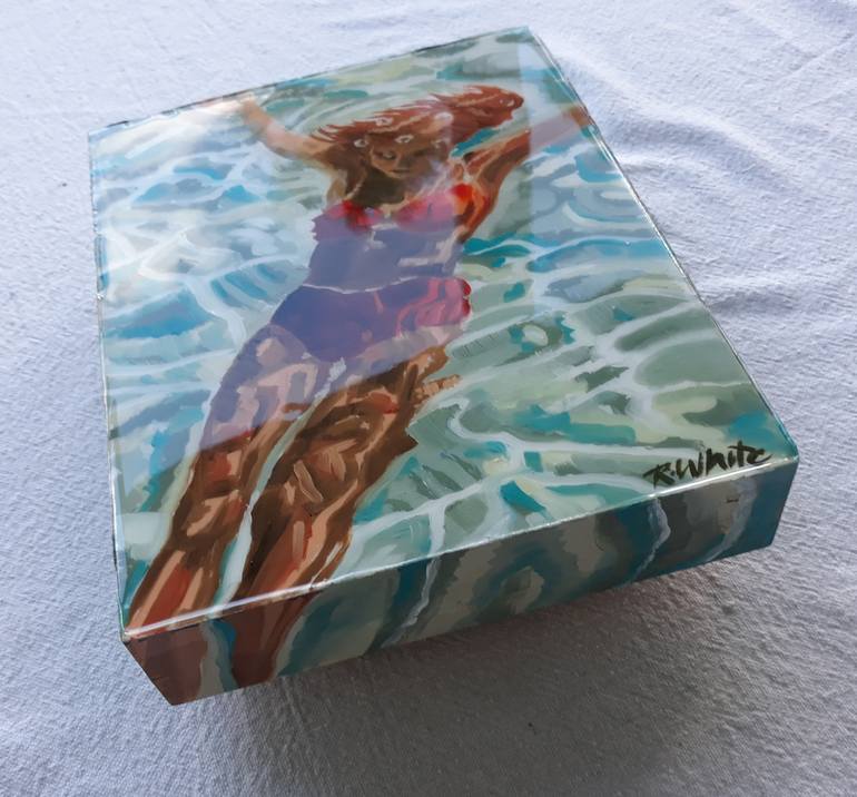 Original Impressionism Water Painting by Robin White