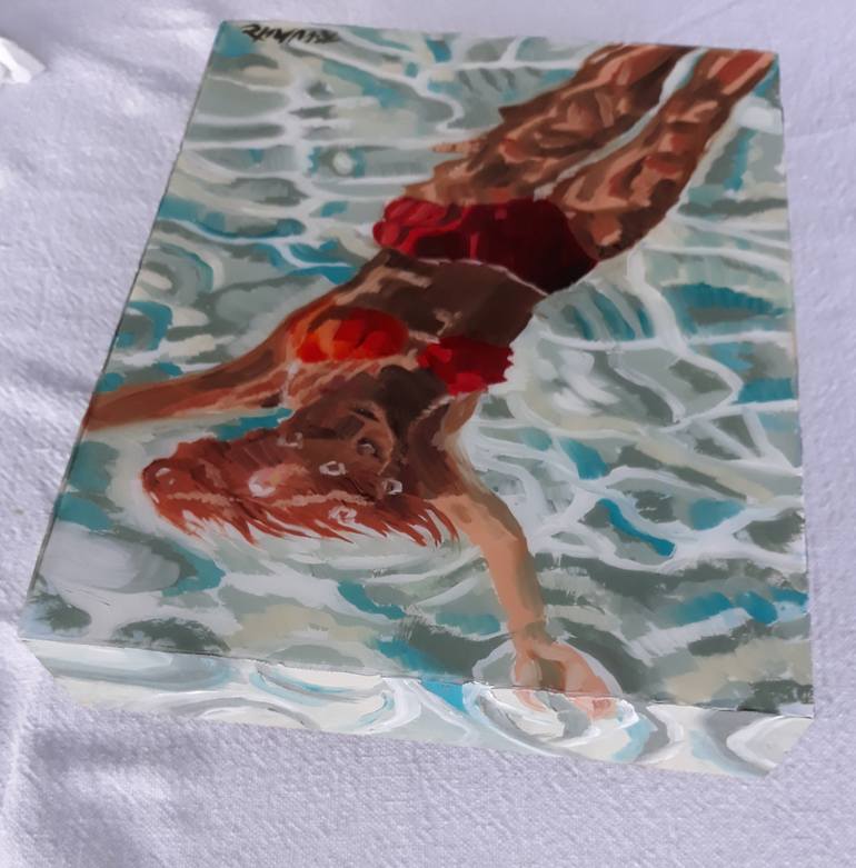 Original Impressionism Water Painting by Robin White