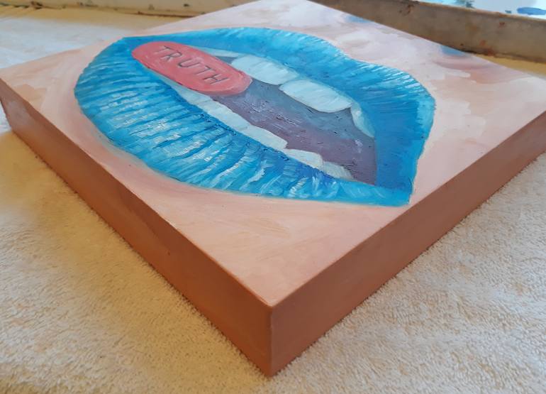 Original Conceptual Politics Painting by Robin White