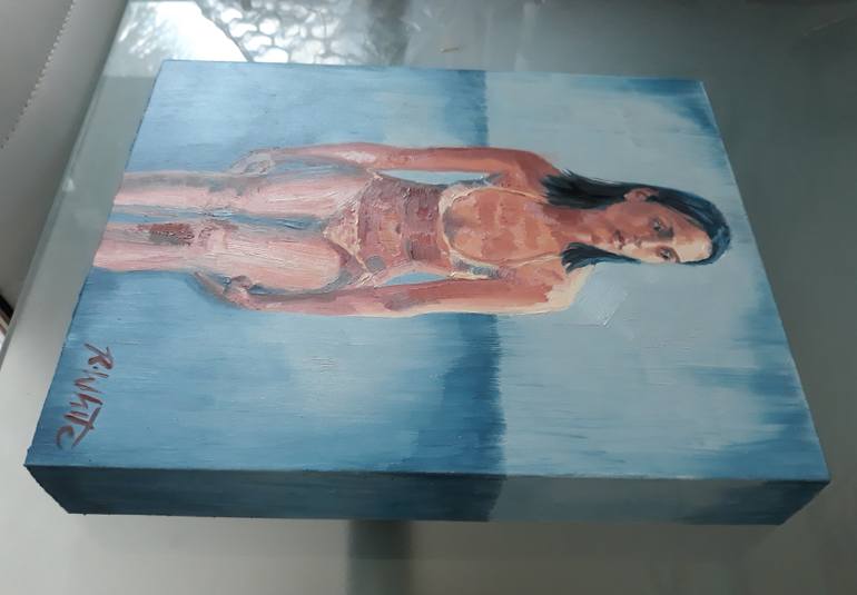 Original Figurative Women Painting by Robin White