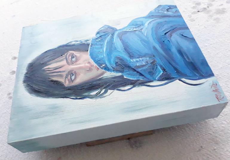 Original Expressionism Women Painting by Robin White