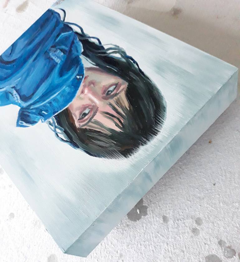 Original Expressionism Women Painting by Robin White