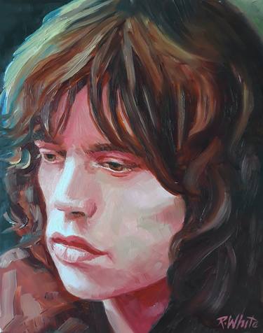 Original Celebrity Paintings by Robin White