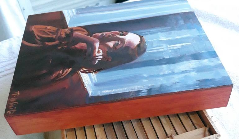 Original Figurative Women Painting by Robin White