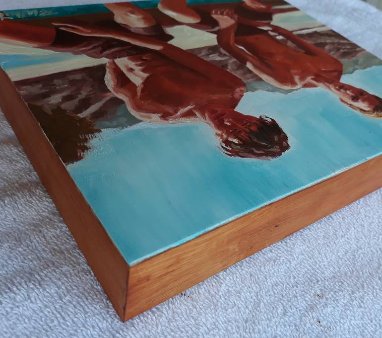 Original Figurative Men Painting by Robin White