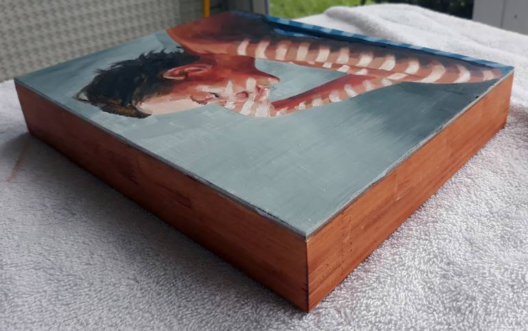 Original Expressionism Women Painting by Robin White