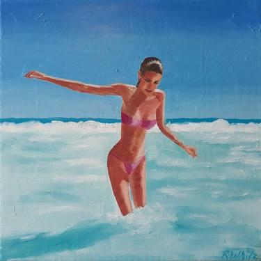 Original Figurative Water Paintings by Robin White