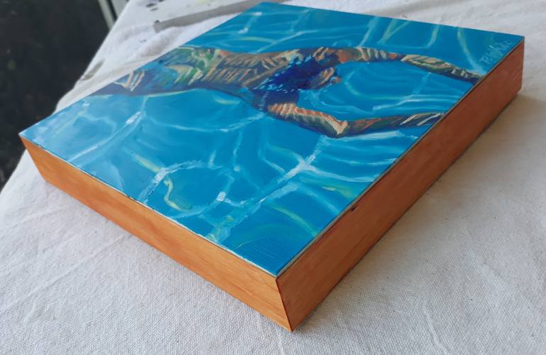 Original Expressionism Men Painting by Robin White