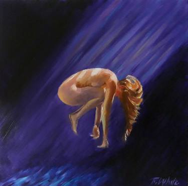 Original Figurative Nude Paintings by Robin White