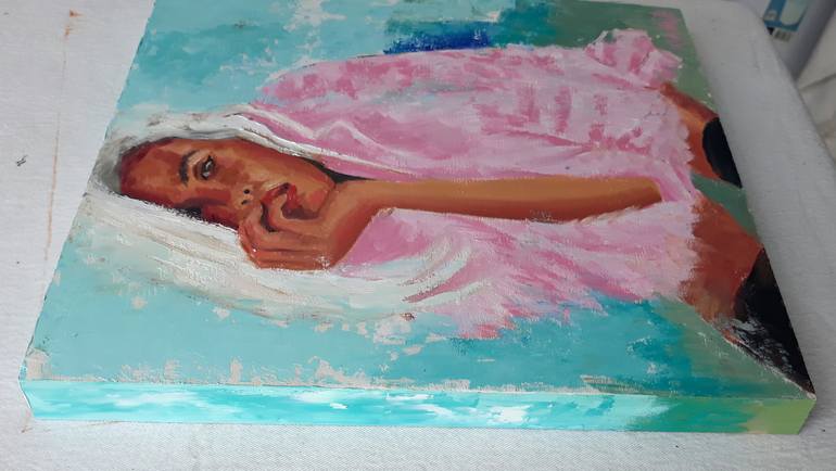 Original Figurative Women Painting by Robin White