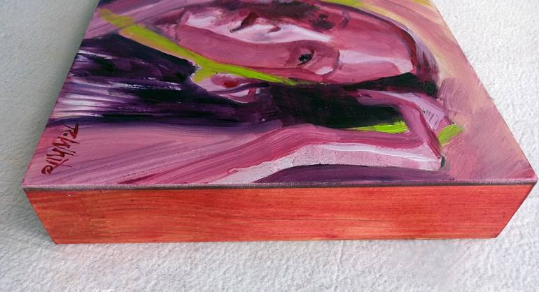 Original Expressionism Women Painting by Robin White