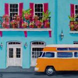 Tangerine VW Bus in NOLA by Robin White